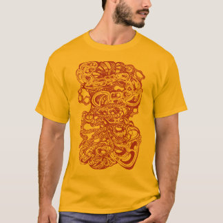 Hypnotic Amorphous Phantasmagoric Modern Groovy T-Shirt