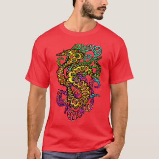 Hypnotic Amorphous Phantasmagoric Modern Groovy T-Shirt
