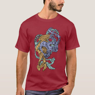 Hypnotic Amorphous Phantasmagoric Modern Groovy T-Shirt