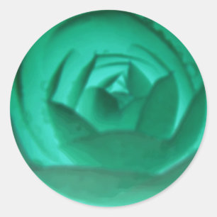 Hypnotic Camellier-Blume Runder Aufkleber