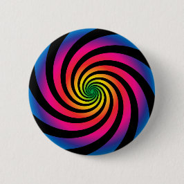 HYPNOTIC DISK Mesmerisieren Neon Color Vortex Spir Button