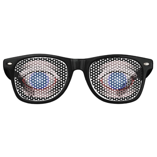 Hypnotic Evil Eye Party Glasses Partybrille (Vorderseite)