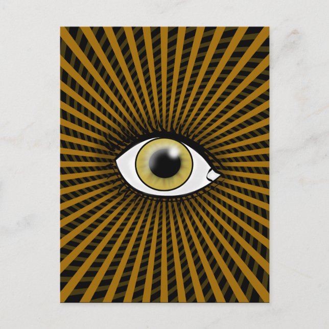 Hypnotic Hazel Eye Postkarte (Vorderseite)