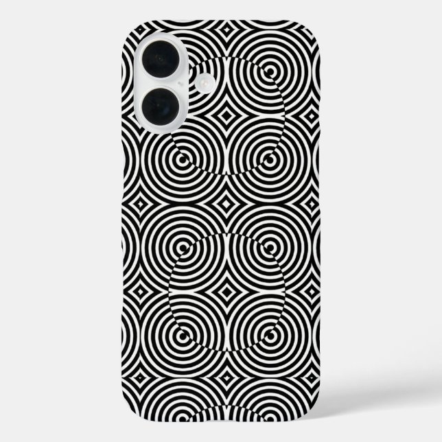 Hypnotic Swirl Case-Mate iPhone 16 Fall Hülle (Rückseite)