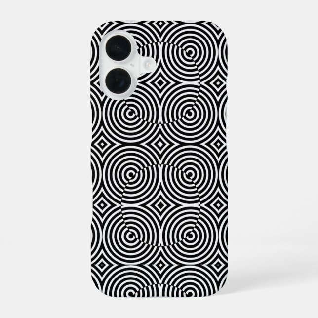 Hypnotic Swirl Case-Mate iPhone 16 Hülle (Rückseite)