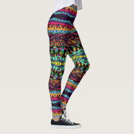 Hypnotic Voyage - Abstraktes Kunstmuster Leggings