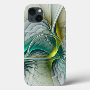 Hypnotische Abstrakt Golden Turquoise Aquamarines Case-Mate iPhone Hülle