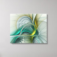 Hypnotische Abstrakt Golden Turquoise Aquamarines