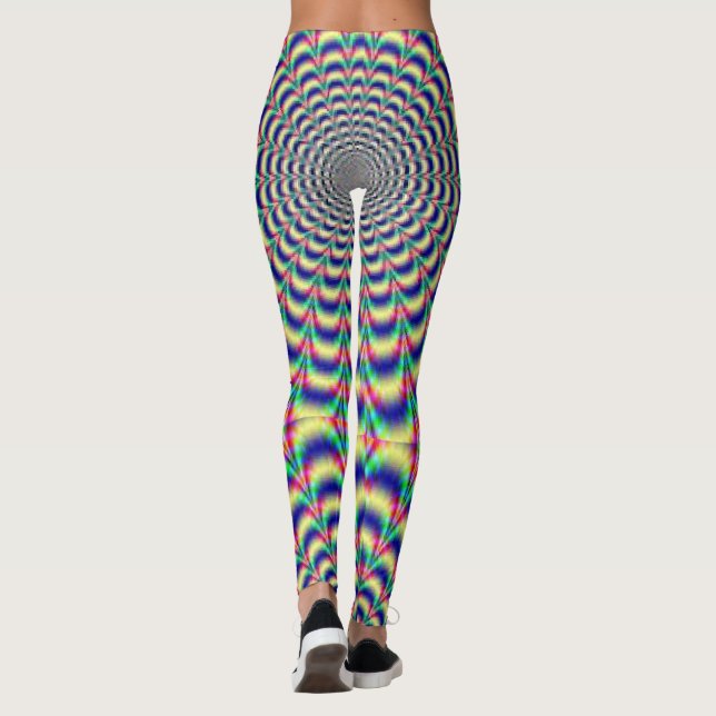 Hypnotische Entwurfs-Leggings Leggings (Rückseite)