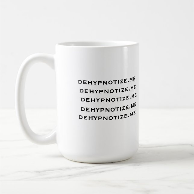 Hypnotische Kaffee-Tasse Tasse (Links)