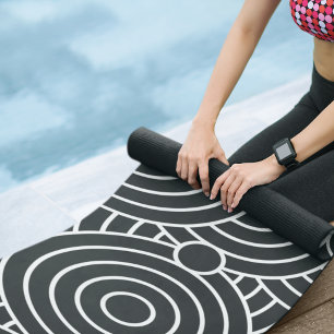 hypnotische Kreise Yogamatte