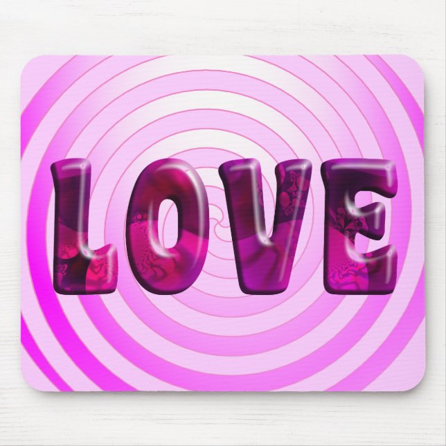 Hypnotische Liebe Mousepad (Vorne)