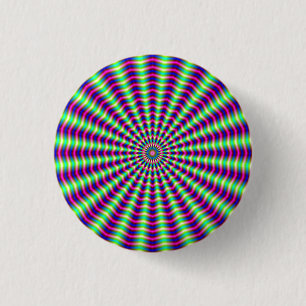 Hypnotische Ringe Button