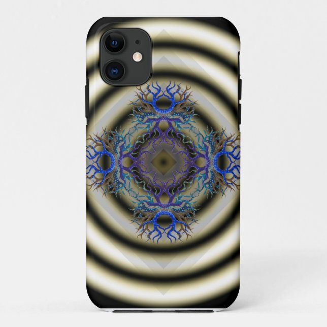 Hypnotische Ringe mit Hülse der Leben-Muster Case-Mate iPhone Hülle (Rückseite)