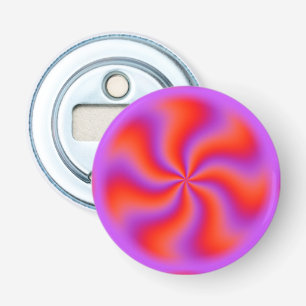 Hypnotische Spirale optische Täuschung lustiges Ne Flaschenöffner