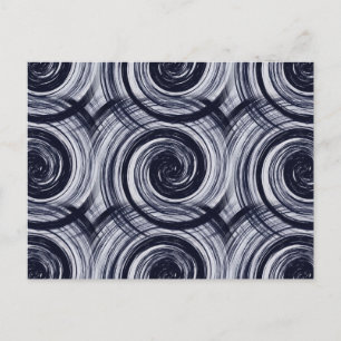 Hypnotische Wirbel Postkarte
