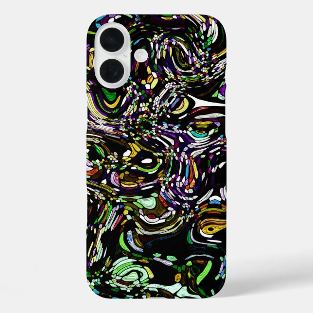 Hypnotische Wirbelenergie in Grün Case-Mate iPhone Hülle (Rückseite)