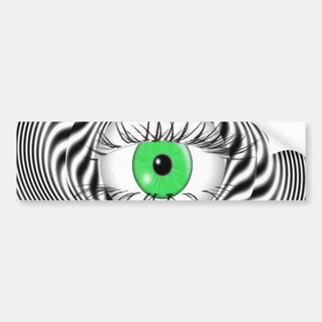 HYPNOTISCHES AUGE - HYPNOTIST AUTOAUFKLEBER (Vorne)