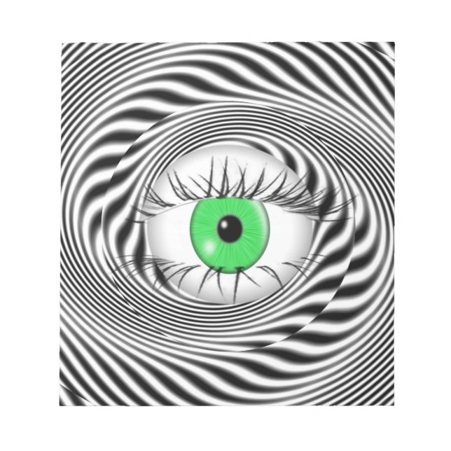 HYPNOTISCHES AUGE - HYPNOTIST NOTIZBLOCK (Vorderseite)