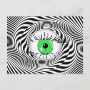 HYPNOTISCHES AUGE - HYPNOTIST POSTKARTE