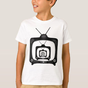 Hypnotisches Fernsehen scherzt Retro Art-T - Shirt