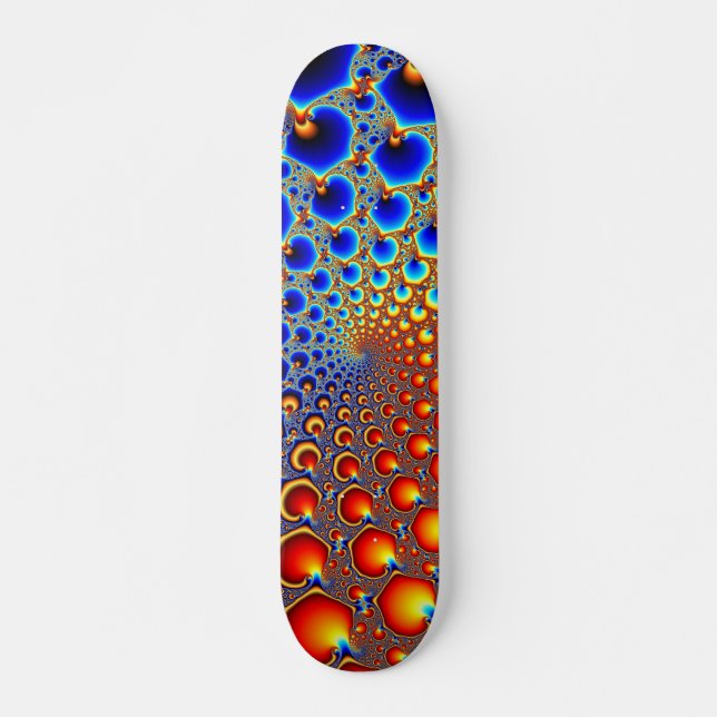 Hypnotisches Portal - FraktalSkateboard Skateboard (Vorne)