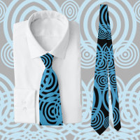 Hypnotisierende Kreise - blau