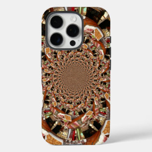 Hypnotisierendes Sushi-Mosaik Erdiges Braun & Ku iPhone 16 Pro Hülle