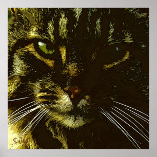 Hypnotisierung digitaler KunstHypnose Poster