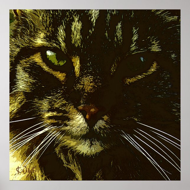 Hypnotisierung digitaler KunstHypnose Poster (Vorne)