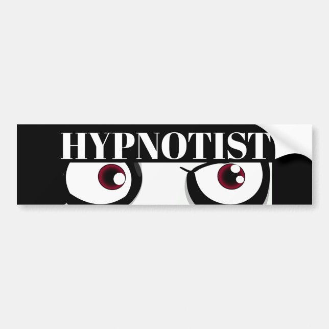 Hypnotist Eyes Autoaufkleber (Vorne)