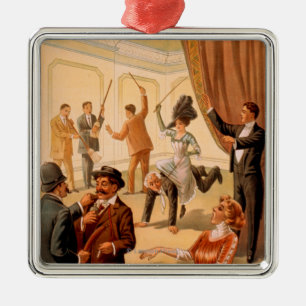 Hypnotiststeuerraum des Leute-Theaters Ornament Aus Metall