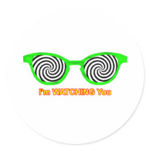Hypnotize Sonnenbrille grüner Rand The MUSEUM anse