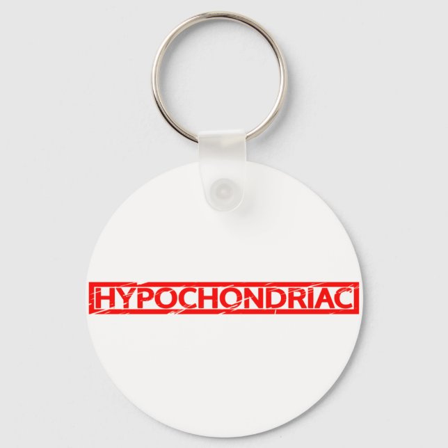 Hypochondriale Briefmarke Schlüsselanhänger (Vorderseite)