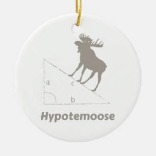 Hypotemoose Mathe-Aussenseiter Keramik Ornament