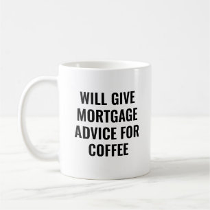 Hypothekenberatung für Kaffeehausleihhändler Kaffeetasse