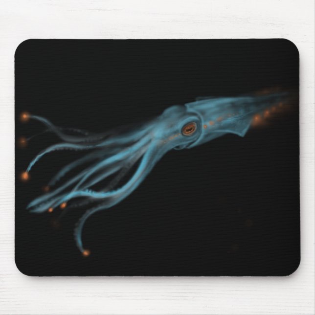 Hypothetischer Tintenfisch Mousepad (Vorne)
