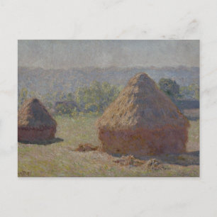 Hystacks am Ende des Sommers - Claude Monet Postkarte