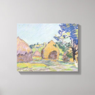 Hystacks in Saint-Cheron Leinwanddruck