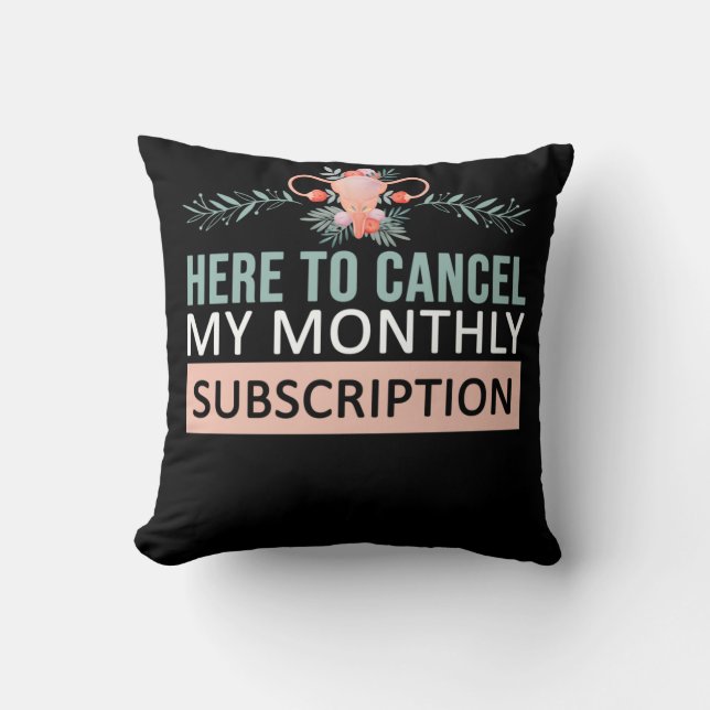 Hysterectomy Awareness Flowers Uterus Removal Kissen (Vorderseite)