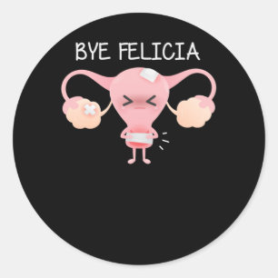 Hysterectomy Support Uterus Removal Runder Aufkleber