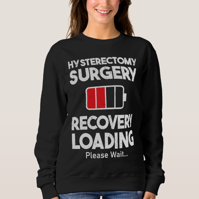 Hysterectomy Surgery Recovery Loading  Uterus Remo Sweatshirt (Vorderseite)