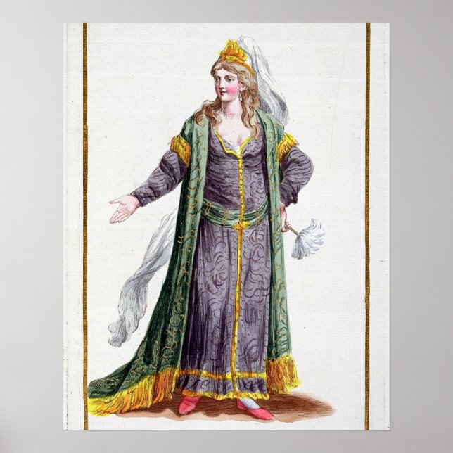 Hyu-Chen, Ehefrau von Dschingis Khan, von "Receuil Poster (Vorne)
