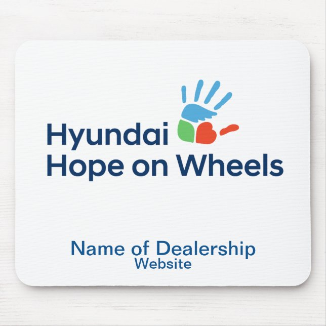 Hyundai Hope On Wheels Customizable Mousepad (Vorne)