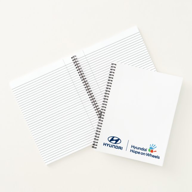 Hyundai & Hope on Wheels Notebook Notizbuch (Innenseite)