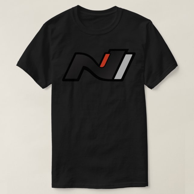 Hyundai N Performance Logo Dark Sticker T-Shirt (Design vorne)