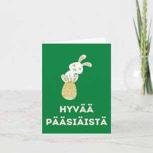 Hyvää Pääsiäistä, Finnisch-Happy Oaster Karte