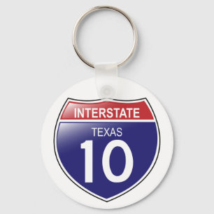I-10 Texas Schlüsselanhänger