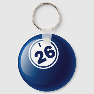 I 26 BINGO BALL SCHLÜSSELANHÄNGER