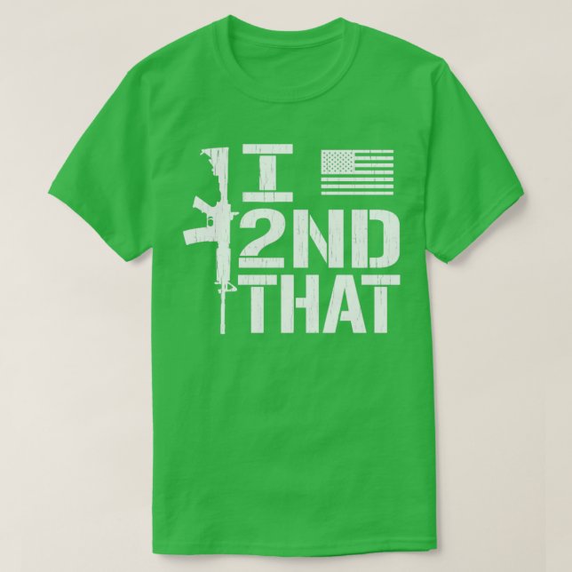 I 2. Der zweite Änderungsantrag Patriotische Schut T-Shirt (Design vorne)